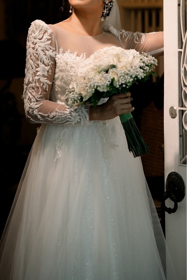 White Bridal Gown - BRD1621 - Image 3