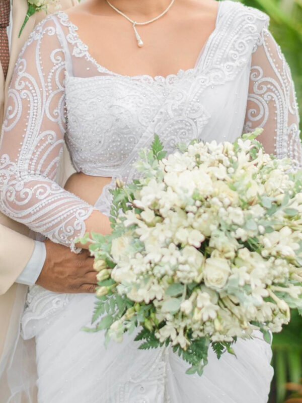 Modern Kandyan Bridal Saree - BRD1665