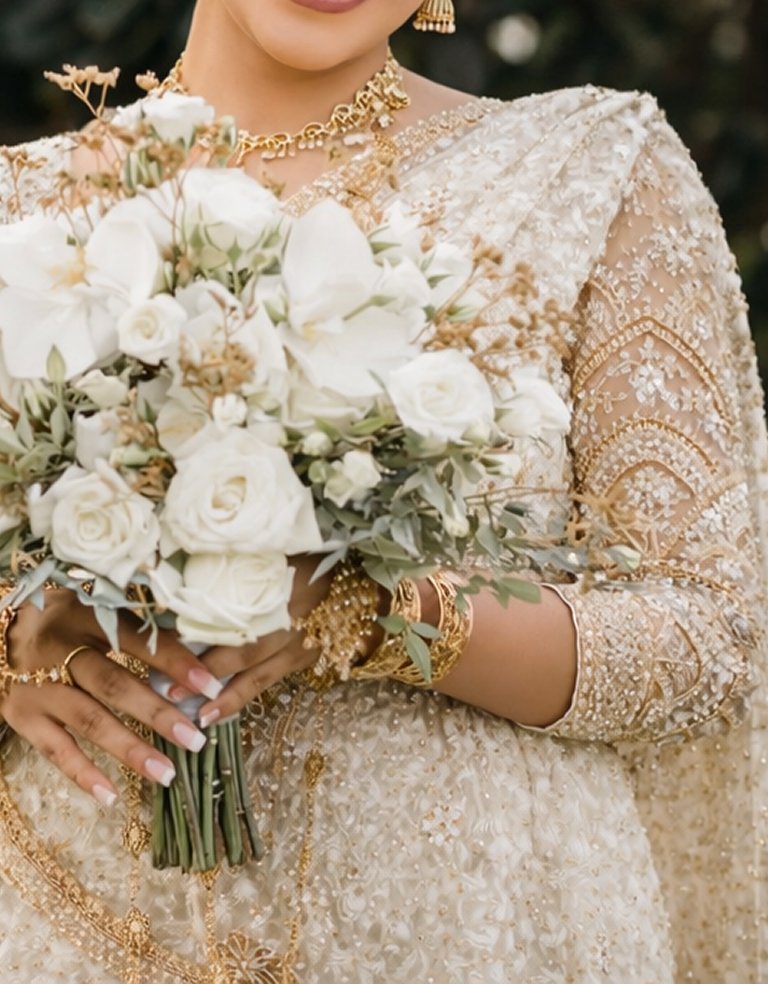 Kandyan Bridal Saree - BRD1770 - Image 2