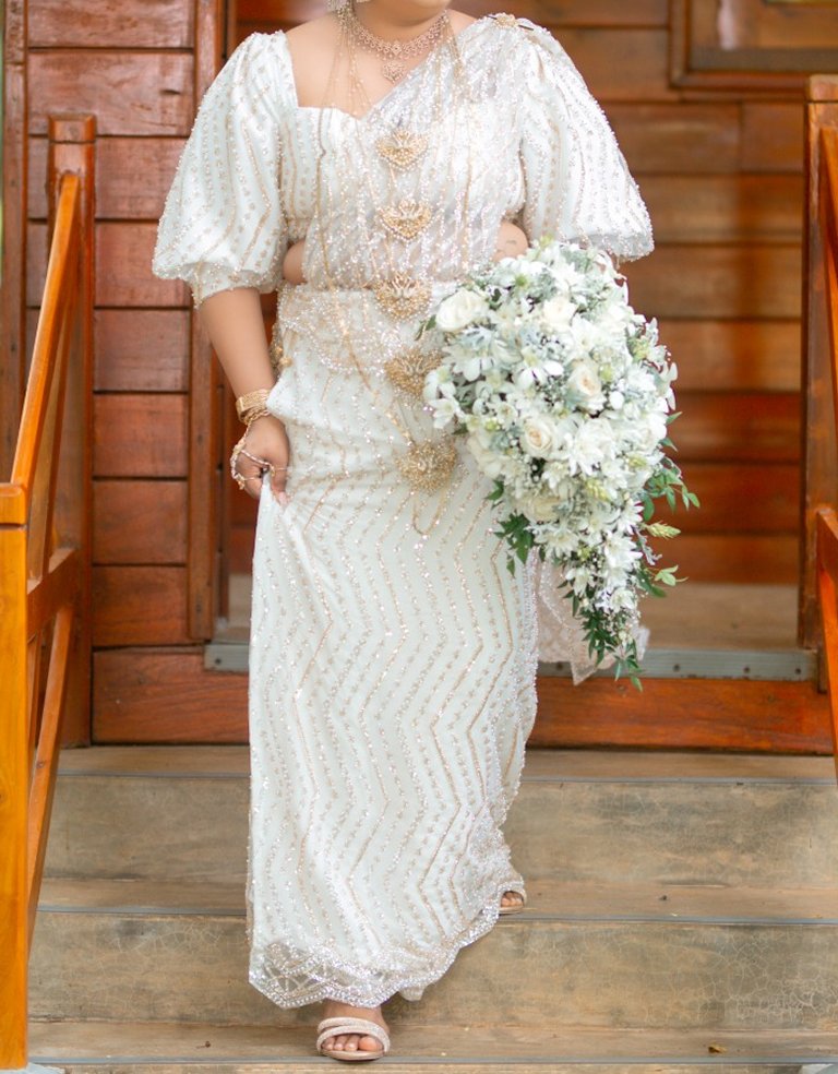 Kandyan Made Up Saree – BRD1774 - Image 2