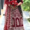 maroon bridal lehenga sri lanka