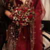 maroon bridal lehenga sri lanka